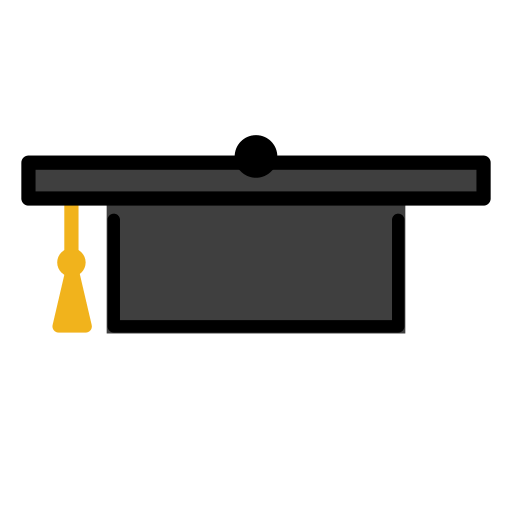 Шапочка выпускника для OpenMoji 15.1