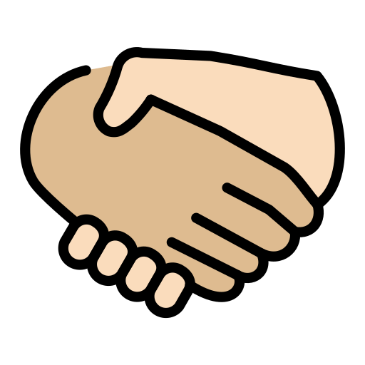 Рукостискання: світлий тон шкіри дуже світлий тон шкіри для OpenMoji 15.1