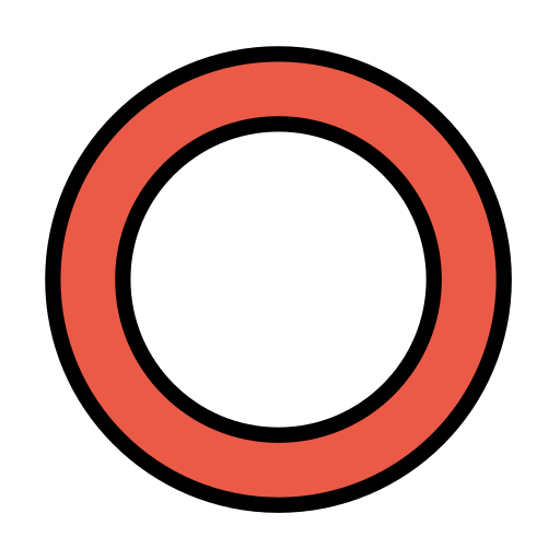 Красное кольцо для OpenMoji 15.1