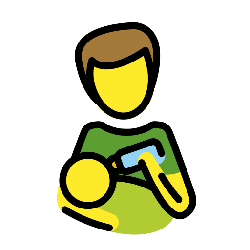 Годуючий чоловік для OpenMoji 15.1