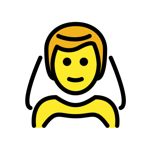 Мужчина в фате для OpenMoji 15.1