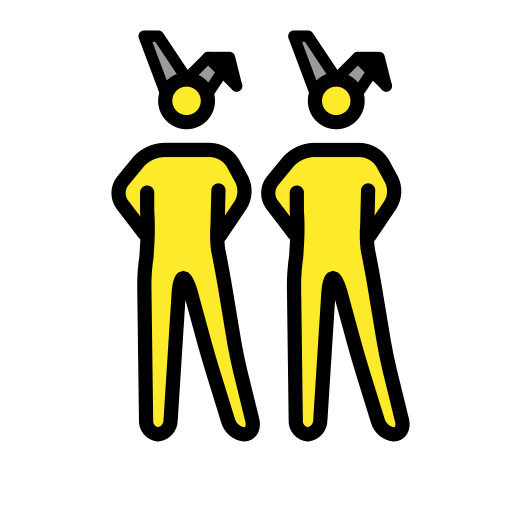 Чоловіки з вухами кролика для OpenMoji 15.1