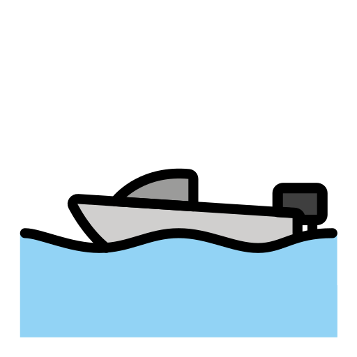 Моторний човен для OpenMoji 15.1