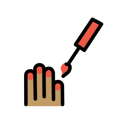 Маникюр: средний тон кожи для OpenMoji 15.1