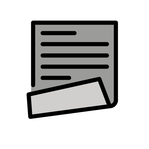 Страница с загибом для OpenMoji 15.1