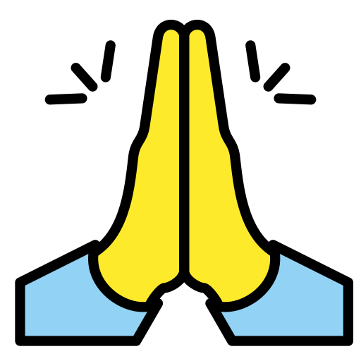 Долоні човником для OpenMoji 15.1