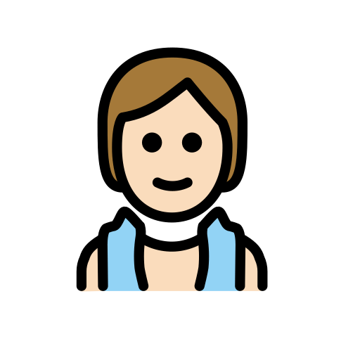 Людина в лазні: дуже світлий тон шкіри для OpenMoji 15.1