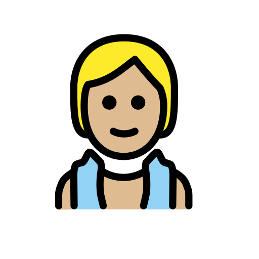 Людина в лазні: світлий тон шкіри для OpenMoji 15.1