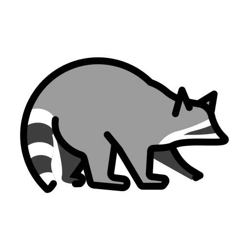 Морда єнота для OpenMoji 15.1