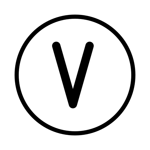 Региональный индикатор Символ Буква V для OpenMoji 15.1