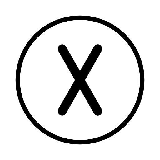 Регіональний індикатор Символ Буква X для OpenMoji 15.1