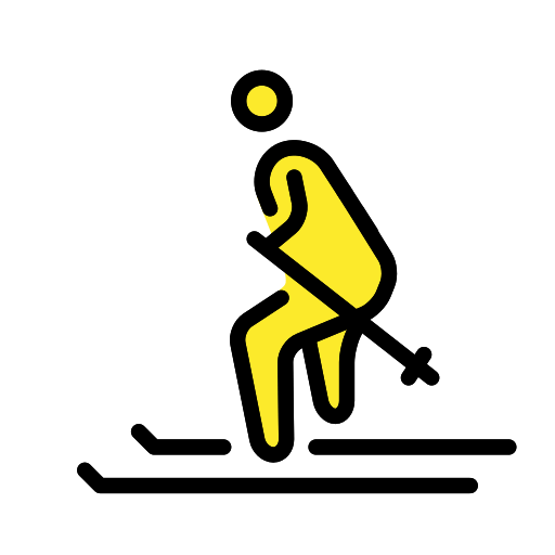 Горные лыжи для OpenMoji 15.1