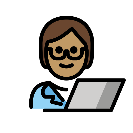 Інженер: середній тон шкіри для OpenMoji 15.1