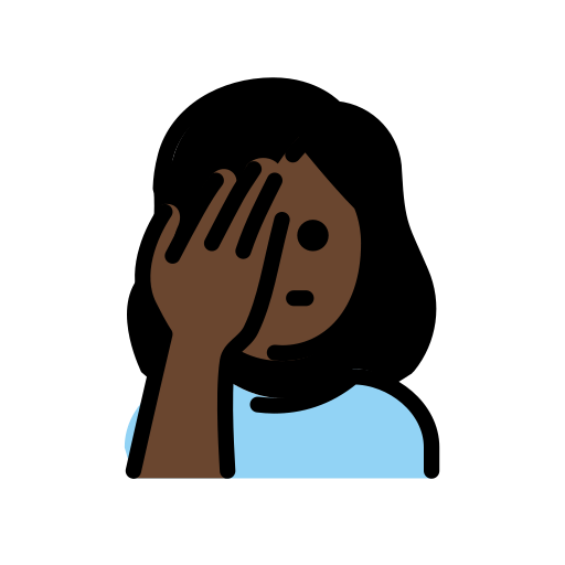 Жінка втратила дар мови: дуже темний тон шкіри для OpenMoji 15.1