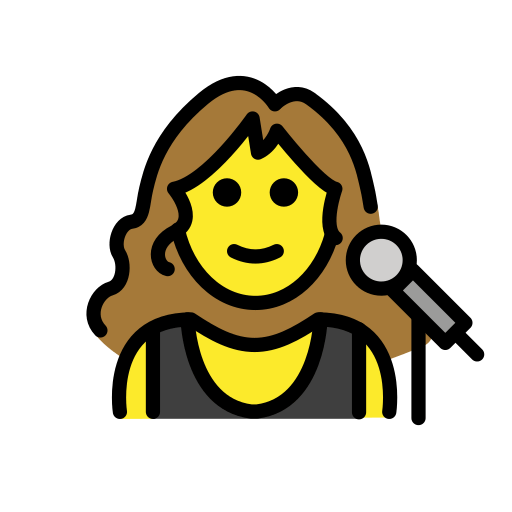 Співачка для OpenMoji 15.1