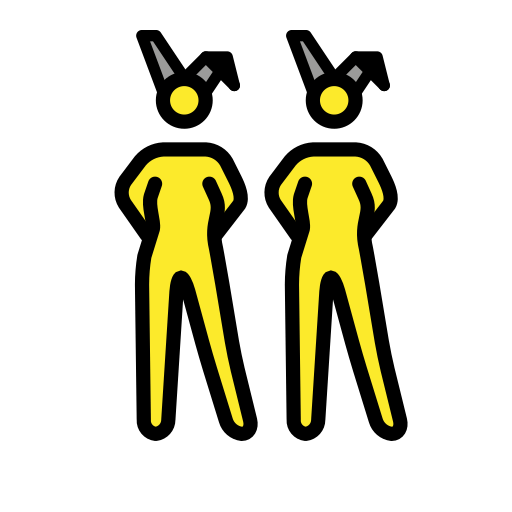 Женщины с ушами кролика для OpenMoji 15.1