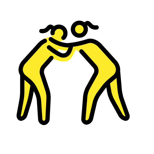 Женщины-борцы для OpenMoji 15.1