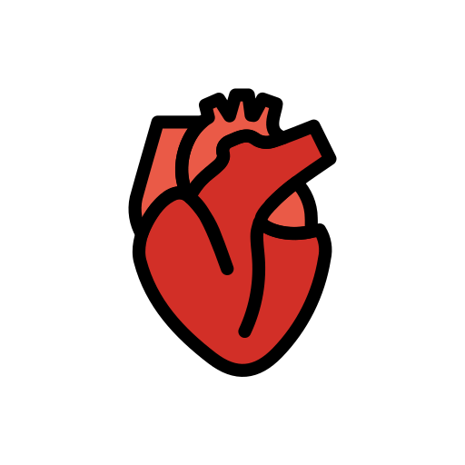Anatomical Heart for OpenMoji 16.0