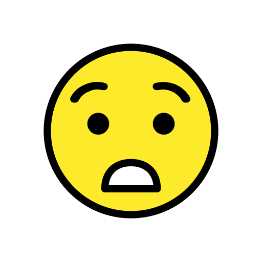 Astonished Face for OpenMoji 16.0