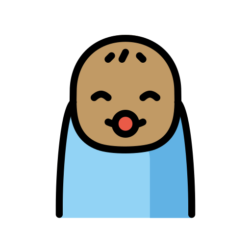 Дитина: середній тон шкіри для OpenMoji 16.0