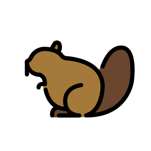 Beaver for OpenMoji 16.0