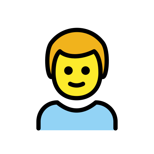 Хлопчик для OpenMoji 16.0