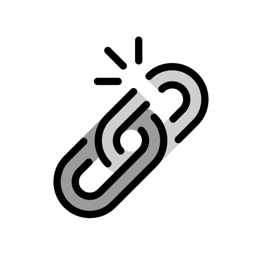 Corrente quebrada para OpenMoji 16.0