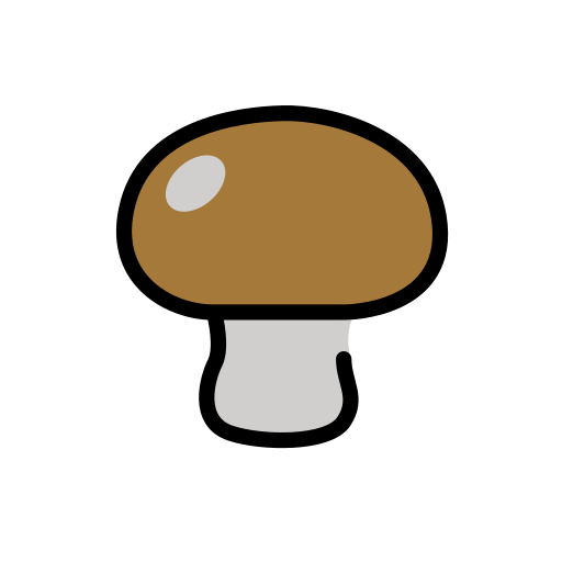Brown Mushroom for OpenMoji 16.0