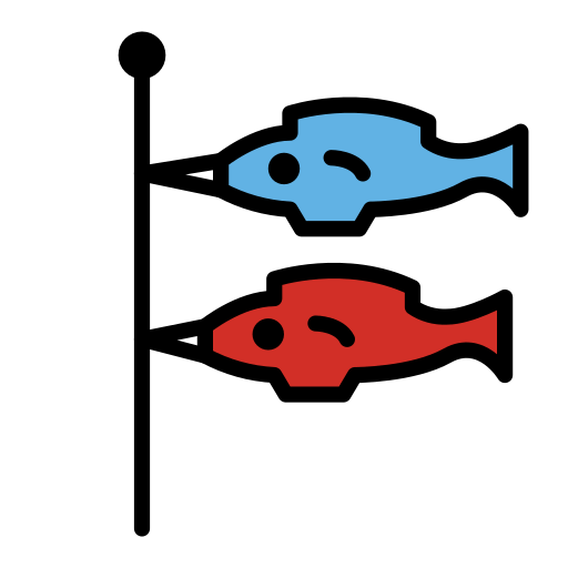 Bandeira De Carpas para OpenMoji 16.0