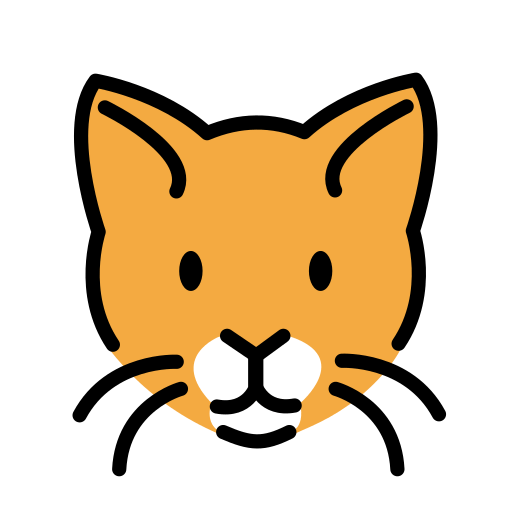 Морда кошки для OpenMoji 16.0
