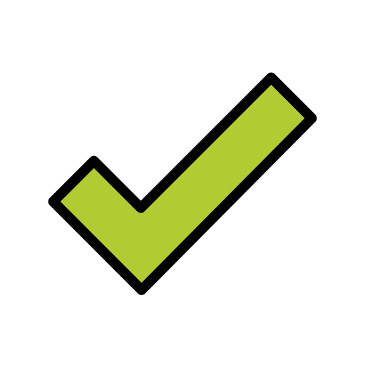 Marca De Seleção para OpenMoji 16.0