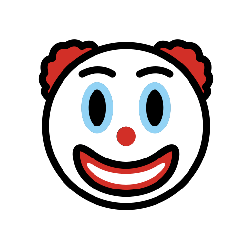 Клоун для OpenMoji 16.0