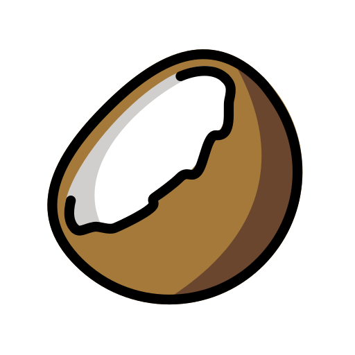 Кокос для OpenMoji 16.0