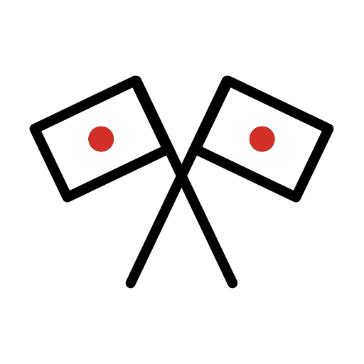 Crossed Flags for OpenMoji 16.0