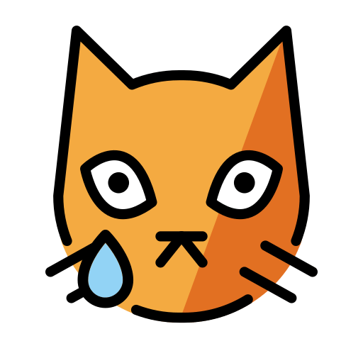 Crying Cat for OpenMoji 16.0