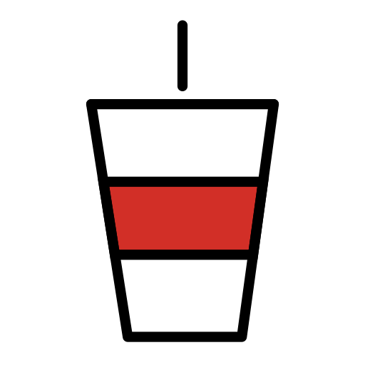 Cup with Straw for OpenMoji 16.0