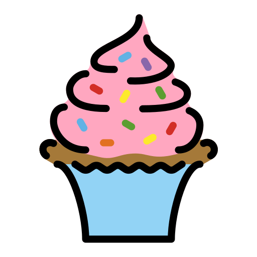 Cupcake for OpenMoji 16.0