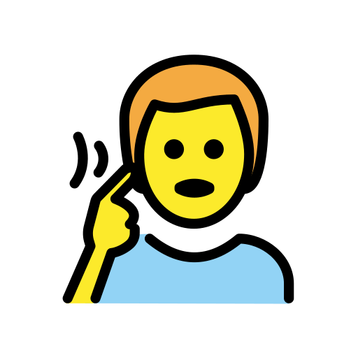 Deaf Man for OpenMoji 16.0