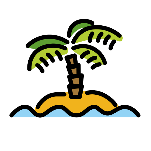 第无人荒岛号为第OpenMoji 16.0号