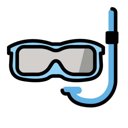 Máscara De Mergulho para OpenMoji 16.0