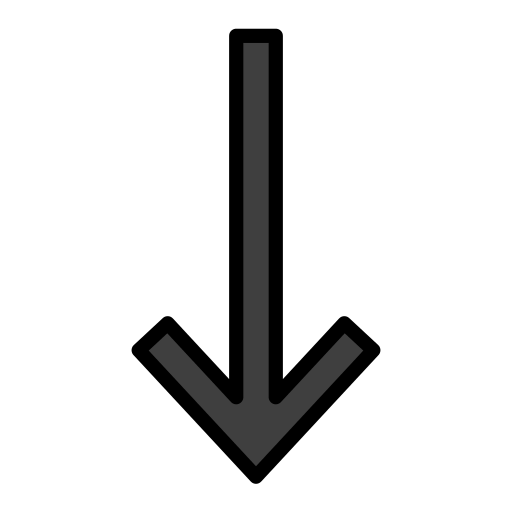 Down Arrow for OpenMoji 16.0
