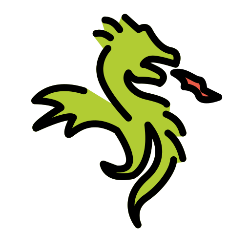 Dragon for OpenMoji 16.0