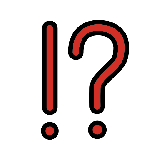 Exclamation Question Mark for OpenMoji 16.0