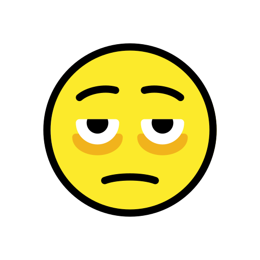 Обличчя з мішками під очима для OpenMoji 16.0