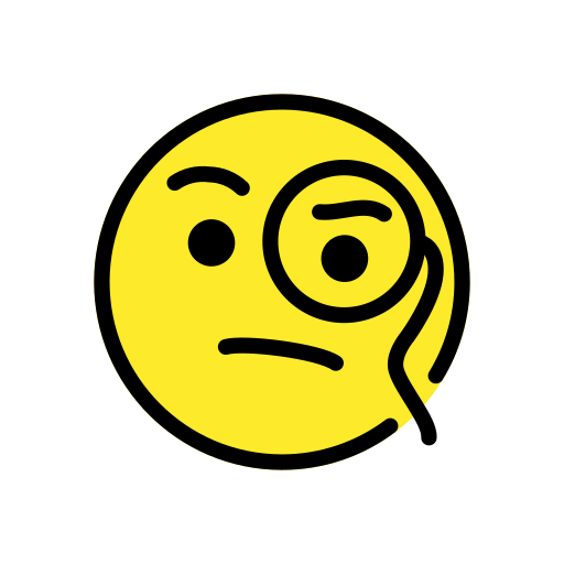 С моноклем для OpenMoji 16.0