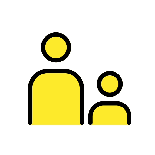 Сім'я: Дорослий, Дитина для OpenMoji 16.0