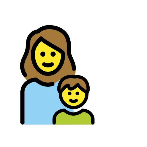 Família: Mulher, Menino para OpenMoji 16.0