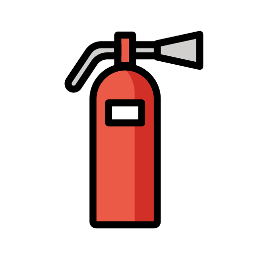 Extintor De Incêndio para OpenMoji 16.0