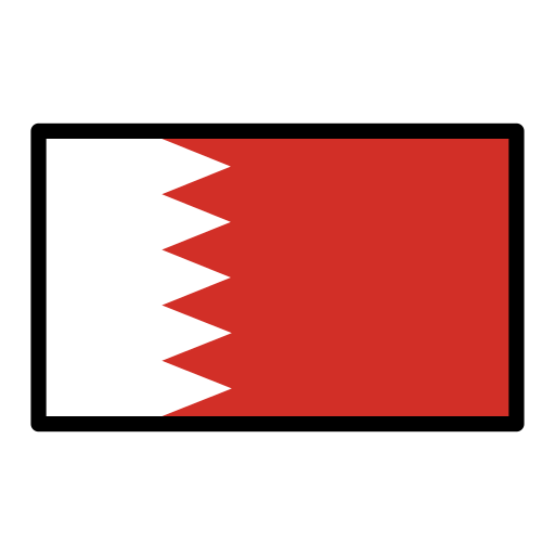 Bandeira: Barein para OpenMoji 16.0