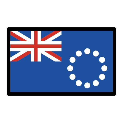 Drapeau: Îles Cook pour OpenMoji 16.0